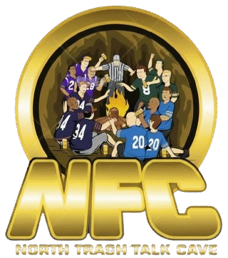 nfc north trash talk cave logo